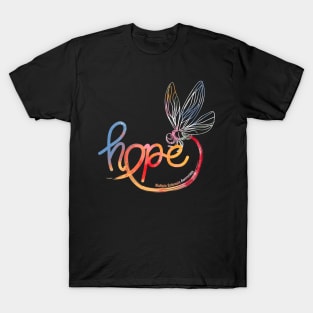 Hope Multiple Sclerosis Awareness Dragonfly T-Shirt